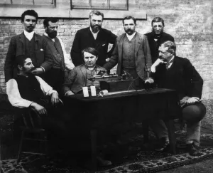 Edison Prints: Thomas A. Edison and his staff engineers/inventors