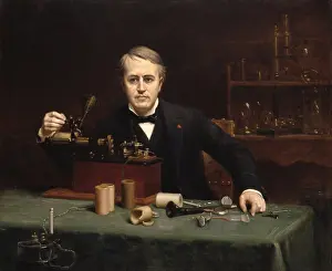 Edison Prints: Thomas Alva Edison, 1890, by Abraham Archibald Anderson