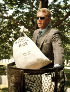 Sunglasses Prints: THE THOMAS CROWN AFFAIR, Steve McQueen, 1968
