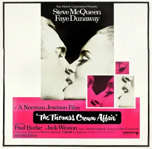 Dunaway Prints: THE THOMAS CROWN AFFAIR, Steve McQueen, Faye Dunaway on poster art, 1968