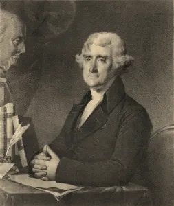 Revolutionary Prints: Thomas Jefferson 1743-1826 at a writing desk
