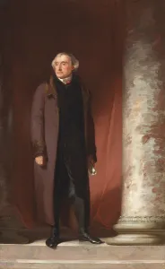 Column Prints: Thomas Jefferson in a full length portrait by Thomas Sully