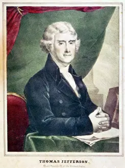 Images Dated 13th May 2009: Thomas Jefferson, third President of the United States