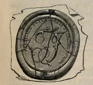 Thomas Jefferson's seal. It is inscribed with the motto Rebellion to Tyrants is Obedience to God