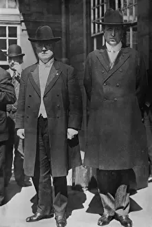 Hearst Prints: Thomas L. Hisgen with William Randolph Hearst, in New York City, 1908