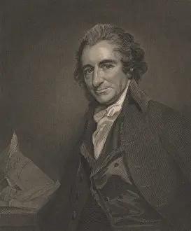 1790s Prints: Thomas Paine, English-born American political and philosopher
