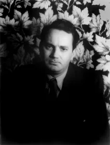 Flower Print Prints: Thomas Wolfe (1900-1938), American writer, photograph by Carl Van Vechten, April 14, 1933