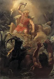 Evil Prints: Thor's Fight with the Giants