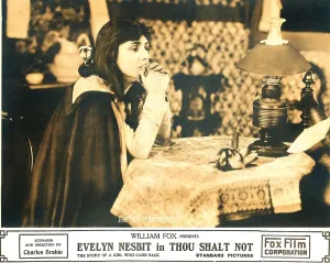 Evelyn Prints: THOU SHALT NOT, Evelyn Nesbit on lobbycard