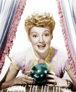 Red Nail Polish Prints: A THOUSAND AND ONE NIGHTS, Evelyn Keyes, 1945