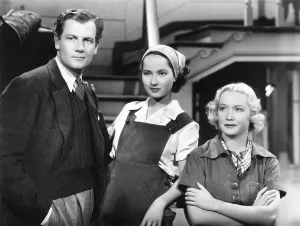 Images Dated 5th August 2013: THESE THREE, from left, Joel McCrea, Merle Oberon, Miriam Hopkins, 1936