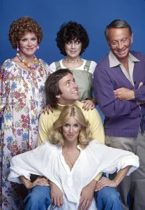 Somers Prints: THREE'S COMPANY, clockwise from left: Audra Lindley