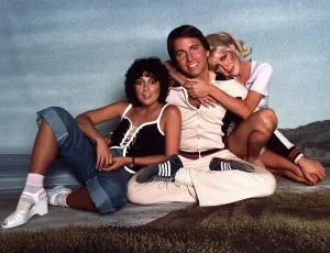 Somers Prints: THREE'S COMPANY, Joyce De Witt, John Ritter, Suzanne Somers, 1977-1984