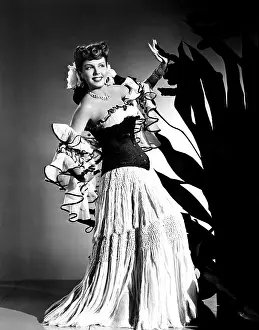 Senorita Prints: THE THRILL OF BRAZIL, Ann Miller, 1946