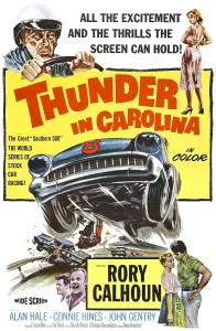 Connie Prints: THUNDER IN CAROLINA, top left: Rory Calhoun; top right: Connie Hines; on bottom