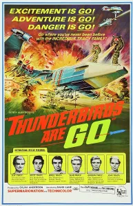 Spaceship Prints: THUNDERBARDS ARE GO, poster art, 1966