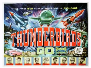 Rocket Ship Prints: THUNDERBIRDS ARE GO!, UK poster art, 1966