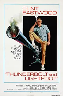 Images Dated 18th July 2014: THUNDERBOLT AND LIGHTFOOT, US poster art, Clint Eastwood, 1974