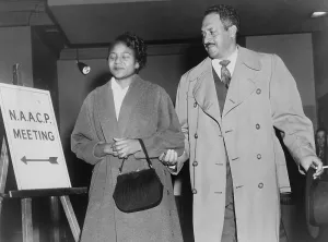 Rosa Prints: Thurgood Marshall, the Chief Counsel for the NAACP with Rosa Parks in 1956
