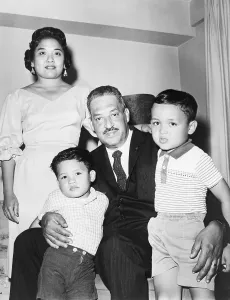 Thurgood Prints: Thurgood Marshall with his wife