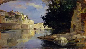 Nineteenth Century Prints: The Tiber in Rome (Il Tevere a Roma)