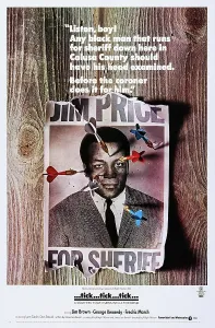 Racism Prints: TICK... TICK... TICK... US poster, Jim Brown, 1970