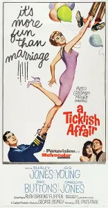 Grabbing Prints: A TICKLISH AFFAIR, US poster, from left: gig Young