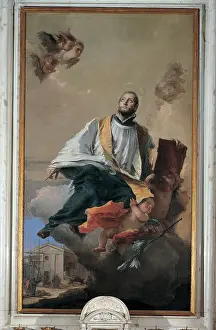 Faces Prints: Tiepolo Giambattista, The Apotheosis of St Gaetano Thiene