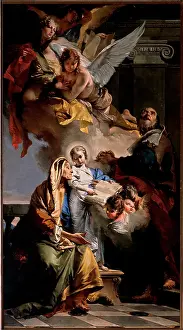 Rococo Prints: Tiepolo Giambattista, The Education of the Virgin Mary