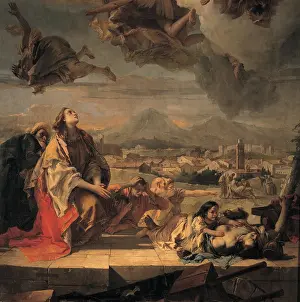Holy Prints: Tiepolo Giambattista, St Tecla Freeing Este from the Plague