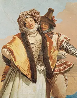 Tiara Prints: Tiepolo Giandomenico, Declaration of Love