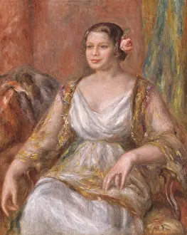 Embroidery Prints: Tilla Durieux, by Auguste Renoir