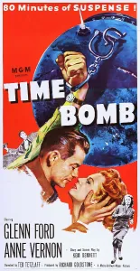 TIME BOMB, (aka TERROR ON A TRAIN), US poster art, from left: Glenn Ford, Anne Vernon, 1953