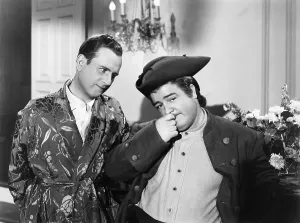 Three Cornered Hat Prints: THE TIME OF THEIR LIVES, From left: Bud Abbott, Lou Costello, 1946