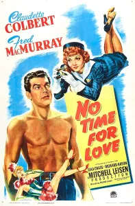 Barechested Prints: NO TIME FOR LOVE, US poster, from left: Fred MacMurray