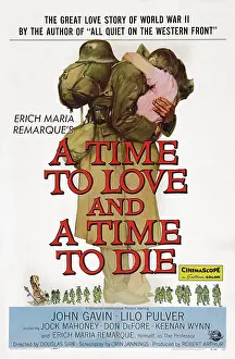 Soldier Prints: A TIME TO LOVE AND A TIME TO DIE, poster art, 1958