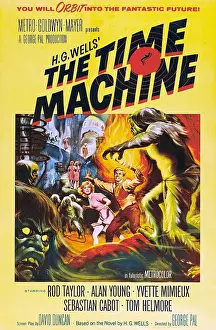 Yvette Prints: THE TIME MACHINE, from left center: Yvette Mimieux, Rod Taylor, 1960