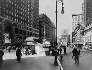Times Square Prints: Times Square and Broadway, New York City