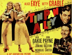 Musical Prints: TIN PAN ALLEY, Alice Faye, Betty Grable