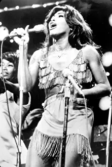 TINA TURNER, during a performance, circa 1971.. Courtesy: CSU Archives / Everett Collection