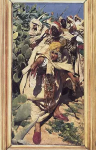Arabian Prints: TIRADO, Fernando (1862-1907). Moorish Ambush
