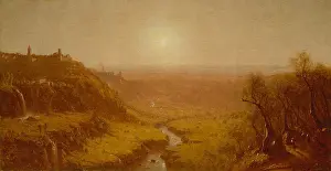 Lazio Prints: TIVOLI, by Sanford Robinson Gifford, 1870, American painting, oil on canvas