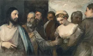 Adultery Prints: TIZIANO, pupil of (16th century)