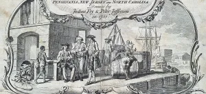 1700s Prints: The Tobacco Trade. Merchants relax while slaves load barrels with tobacco bound for export