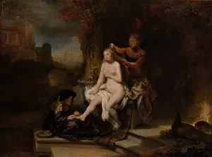 Naked Prints: THE TOILET OF BATHSHEBA, by Rembrandt