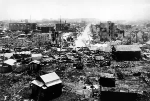 Japan Prints: Tokyo in ruins after the 1923 earthquake