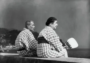 Old Age Prints: TOKYO STORY, (aka TOKYO MONOGATARI), from left: Chishu Ryu, Chieko Higashiyama, 1953