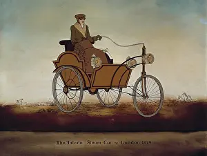 Englishwoman Prints: The Toledo Steam Car, (London, 1879)