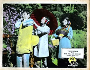 Morrauc 1imgs Prints: THE TOLL OF THE SEA, lobbycard, Anna May Wong (left), 1922