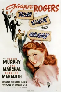 Burgess Prints: TOM DICK AND HARRY, Ginger Rogers, Burgess Meredith, Alan Marshal, George Murphy, 1941